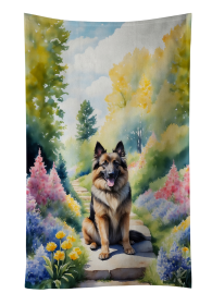 Spring Path Kitchen Towel (Dog Breed: Belgian Tervuren 6565, size: 25Hx15W)