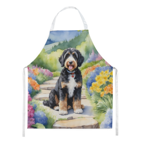 Spring Path Apron (Dog Breed: Bernedoodle 6567, size: large)