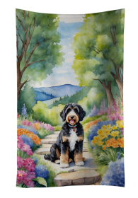 Spring Path Kitchen Towel (Dog Breed: Bernedoodle 6567, size: 25Hx15W)