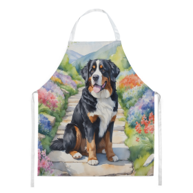 Spring Path Apron (Dog Breed: Bernese Mountain Dog 6568, size: large)