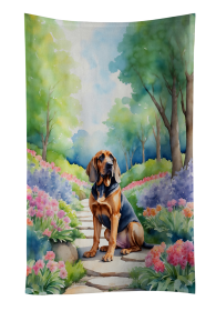 Spring Path Kitchen Towel (Dog Breed: Bloodhound 6571, size: 25Hx15W)