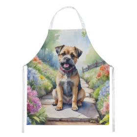Spring Path Apron (Dog Breed: Border Terrier 6574, size: large)