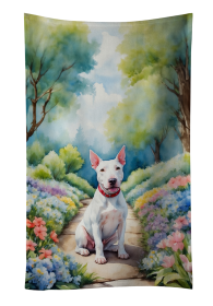 Spring Path Kitchen Towel (Dog Breed: Bull Terrier 6586, size: 25Hx15W)