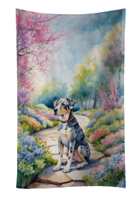 Spring Path Kitchen Towel (Dog Breed: Catahoula 6592, size: 25Hx15W)