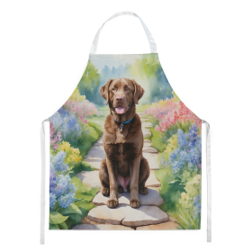 Spring Path Apron (Dog Breed: Chesapeake Bay Retriever 6595, size: large)