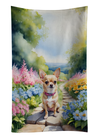 Spring Path Kitchen Towel (Dog Breed: Chihuahua 6596, size: 25Hx15W)