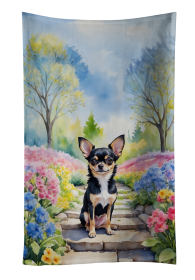 Spring Path Kitchen Towel (Dog Breed: Chihuahua 6597, size: 25Hx15W)