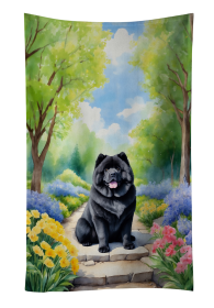 Spring Path Kitchen Towel (Dog Breed: Chow Chow 6600, size: 25Hx15W)