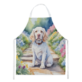 Spring Path Apron (Dog Breed: Clumber Spaniel 6601, size: large)