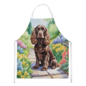 Spring Path Apron (Dog Breed: Cocker Spaniel 6603, size: large)