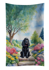 Spring Path Kitchen Towel (Dog Breed: Cocker Spaniel 6606, size: 25Hx15W)