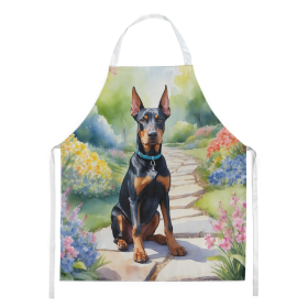 Spring Path Apron (Dog Breed: Doberman Pinscher 6617, size: large)