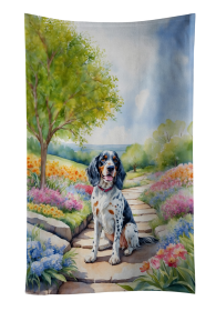 Spring Path Kitchen Towel (Dog Breed: English Setter 6624, size: 25Hx15W)