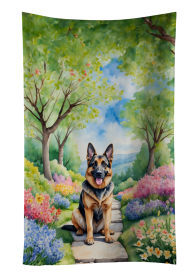 Spring Path Kitchen Towel (Dog Breed: German Shepherd 6631, size: 25Hx15W)