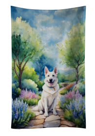 Spring Path Kitchen Towel (Dog Breed: German Shepherd 6632, size: 25Hx15W)
