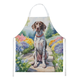 Spring Path Apron (Dog Breed: German Shorthaired Pointer 6633, size: large)