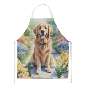 Spring Path Apron (Dog Breed: Golden Retriever 6637, size: large)