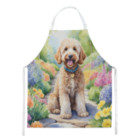 Spring Path Apron (Dog Breed: Goldendoodle 6638, size: large)