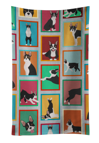 Lots of Dogs Kitchen Towel (Dog Breed: Boston Terrier, size: 25Hx15W)