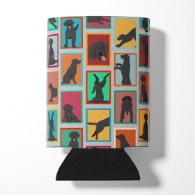 Lots of Dogs Can or Bottle Hugger (Dog Breed: Labrador Retriever - Black, size: Can Hugger)