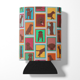 Lots of Dogs Can or Bottle Hugger (Dog Breed: Labrador Retriever - Chocolate, size: Can Hugger)