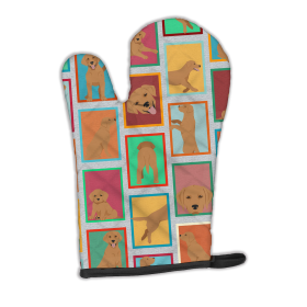 Lots of Dogs Oven Mitt (Design: Labrador Retriever - Red Fox, size: 12HX8.5W)