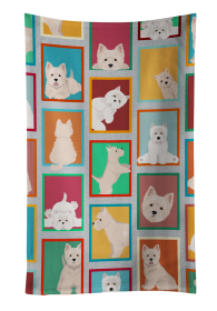 Lots of Dogs Kitchen Towel (Dog Breed: Westie, size: 25Hx15W)