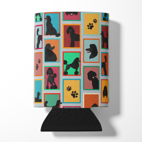 Lots of Dogs Can or Bottle Hugger (Dog Breed: Poodle - Standard Black, size: Can Hugger)