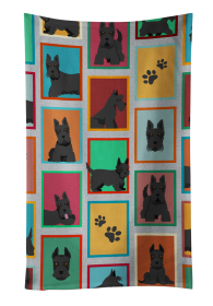 Lots of Dogs Kitchen Towel (Dog Breed: Scottish Terrier, size: 25Hx15W)