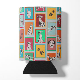 Lots of Dogs Can or Bottle Hugger (Dog Breed: Great Dane - Harlequin Natural Ears, size: Can Hugger)