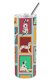 Lots of Dogs Stainless Steel Skinny Tumbler (Design: Dalmatian, size: 20 oz)