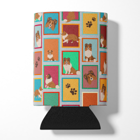 Lots of Dogs Can or Bottle Hugger (Dog Breed: Sheltie, size: Can Hugger)