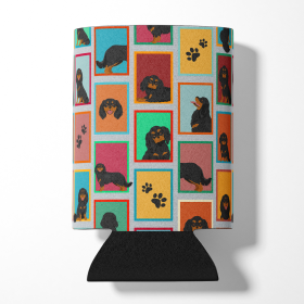 Lots of Dogs Can or Bottle Hugger (Dog Breed: Cavalier - Black and Tan, size: Can Hugger)