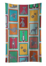 Lots of Dogs Kitchen Towel (Dog Breed: Italian Greyhound, size: 25Hx15W)