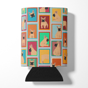 Lots of Dogs Can or Bottle Hugger (Dog Breed: French Bulldog - Fawn, size: Can Hugger)