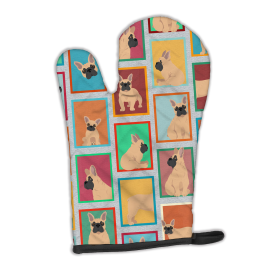 Lots of Dogs Oven Mitt (Design: French Bulldog - Fawn, size: 12HX8.5W)