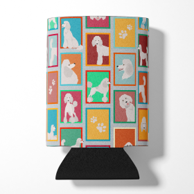 Lots of Dogs Can or Bottle Hugger (Dog Breed: Poodle - Standard White, size: Can Hugger)