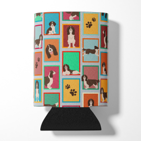 Lots of Dogs Can or Bottle Hugger (Dog Breed: English Springer Spaniel - Liver, size: Can Hugger)