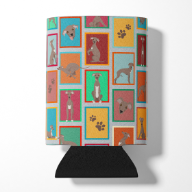 Lots of Dogs Can or Bottle Hugger (Dog Breed: Italian Greyhound - Fawn, size: Can Hugger)