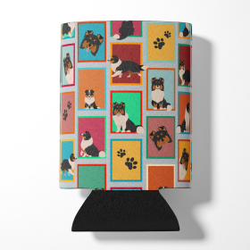 Lots of Dogs Can or Bottle Hugger (Dog Breed: Sheltie - Tricolor, size: Can Hugger)