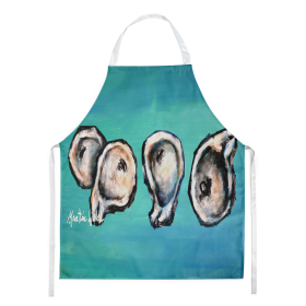 Martin Welch New Artwork Apron (Dog Breed: Four Oyster Shells on Board, size: large)