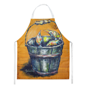 Martin Welch New Artwork Apron (Dog Breed: A Crab Bucket, size: large)
