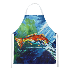 Martin Welch New Artwork Apron (Dog Breed: Break Through Red Fish, size: large)