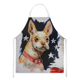 Martin Welch New Artwork Apron (Dog Breed: Chevy Boston Terrier, size: large)