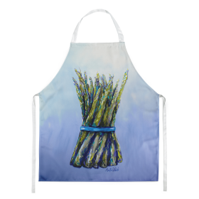 Martin Welch New Artwork Apron (Dog Breed: Fresh Bunch Asparagus, size: large)
