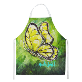 Martin Welch New Artwork Apron (Dog Breed: Glover Fly Sage Butterfly, size: large)