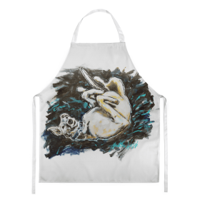 Martin Welch New Artwork Apron (Dog Breed: Happy Times Greyhoud, size: large)