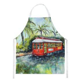 Martin Welch New Artwork Apron (Dog Breed: Little Red Street Car, size: large)