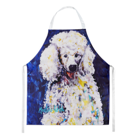 Martin Welch New Artwork Apron (Dog Breed: Louie White Poodle, size: large)