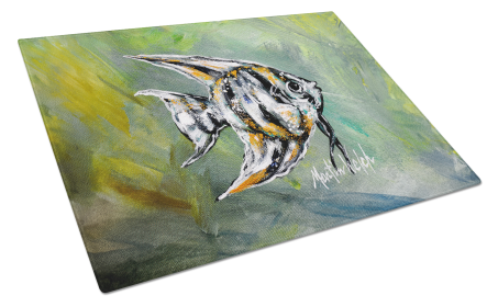 Martin Welch New Artwork Glass Cutting Board (Dog Breed: Nancys Fish, size: large)
